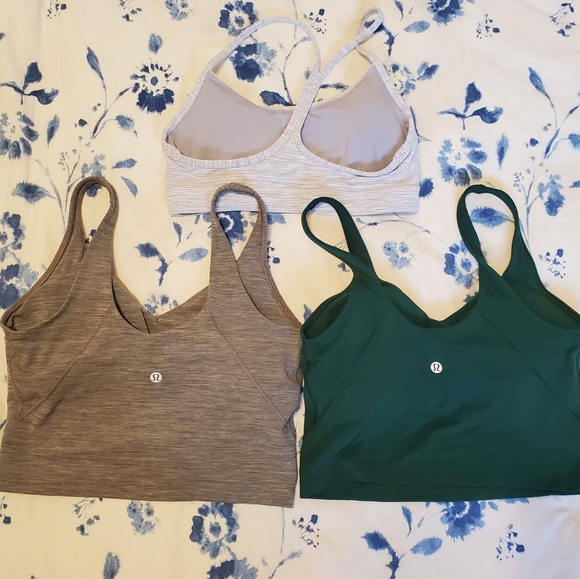 LOT of Lululemon 1 Flow Y Nulu Bra and 2 Align Tank, Size 8 (SOLD) - Picture 2 of 2